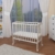 WALDIN Baby Beistellbett mit Matratze und Nestchen, 2 Modelle wählbar,weiß lackiert - 4